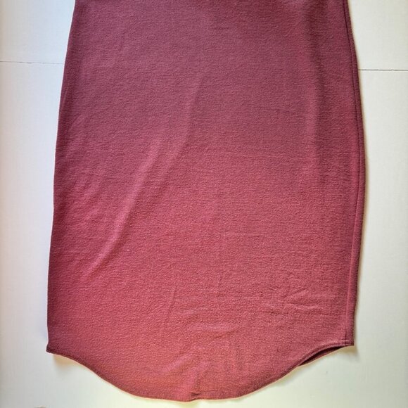 Aritzia Wilfred Free Bruni Midi Dress Rose Pink Shimmer Heathered Reposa Sz M - Picture 14 of 14